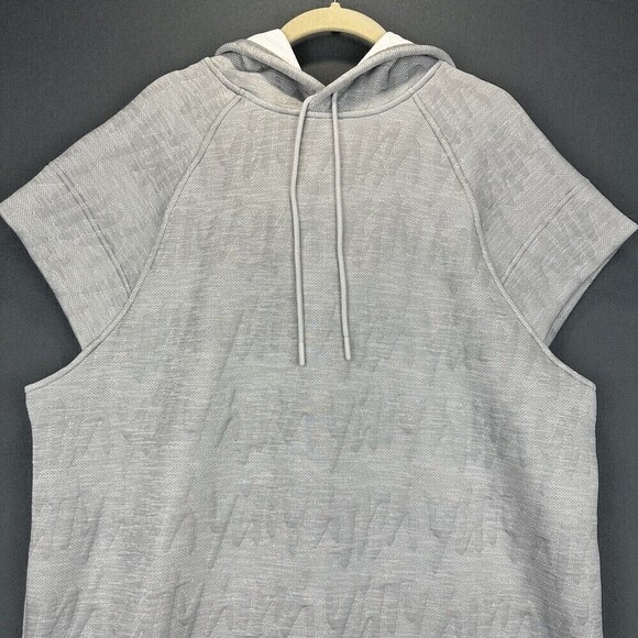 Yitty Major Label Backless Hoodie Dress Womens Large Heather Gray Fabletics - Picture 2 of 11